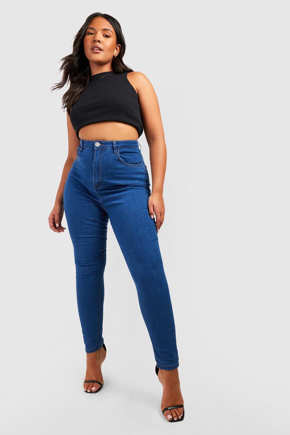 Jean stretch 2025 femme grande taille
